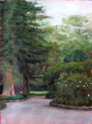 Painting in Shiroyama Koen