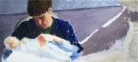 Derrek and Josephine Progress 03 Portrait Feature Painting Seamus Berkeley