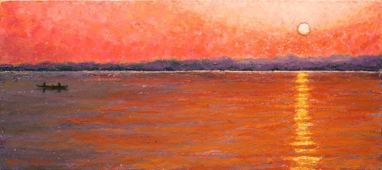 Varanasi-Sunrise-Painting-Seamus-Berkeley