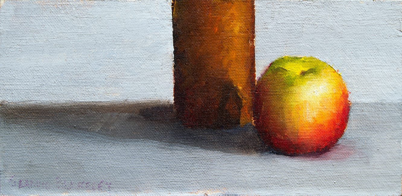 A Berkeley Daily: Grey, Red Apple