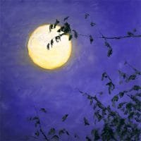 Full Moon II Painting Seamus Berkeley