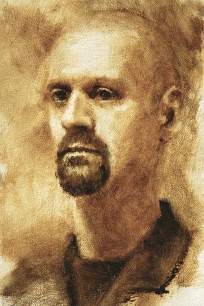 John Vias Portrait Study Painting Seamus Berkeley