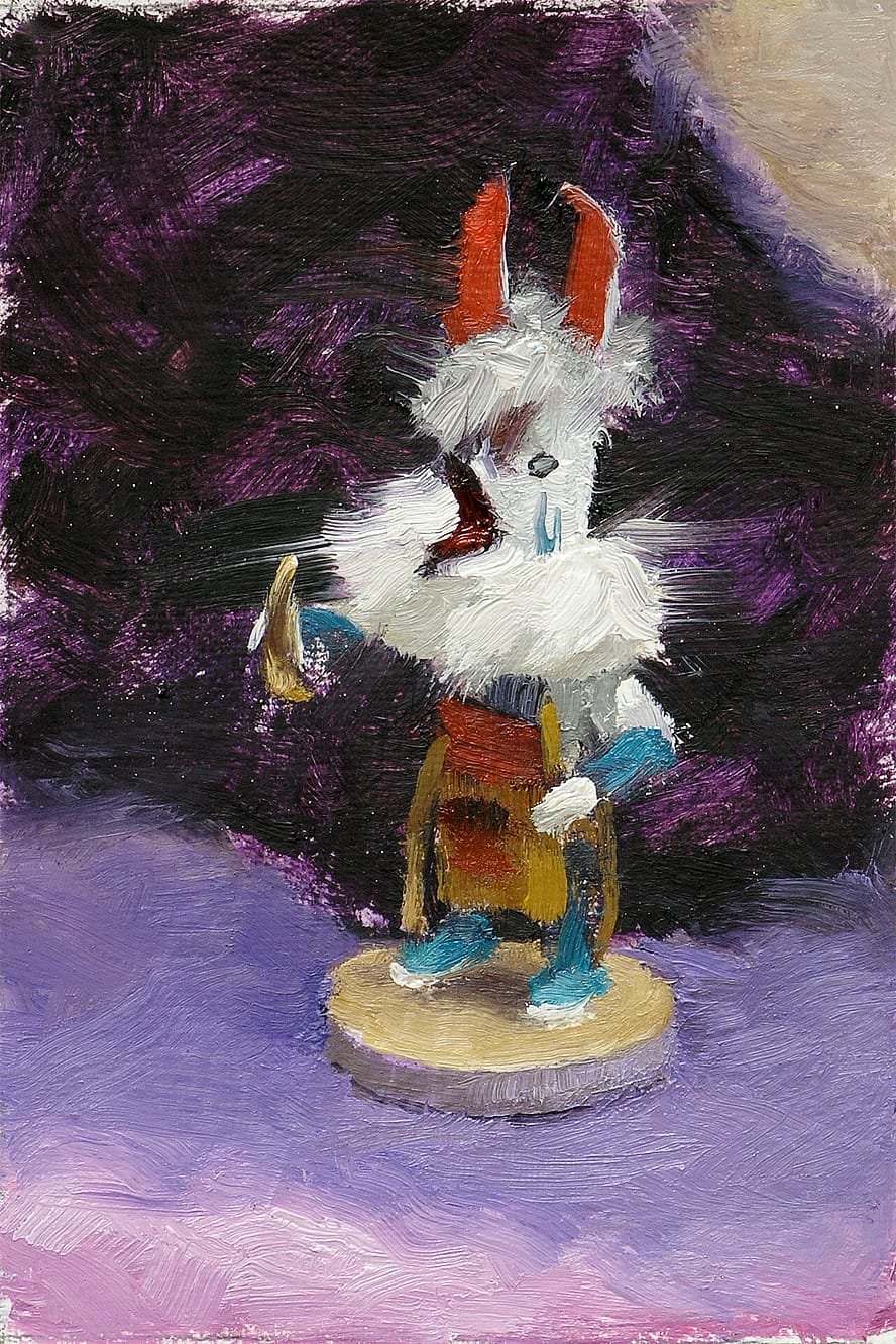 Kachina, Studio, Berkeley – Original Oil Painting
