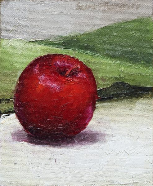 Red Plum Painting Seamus Berkeley