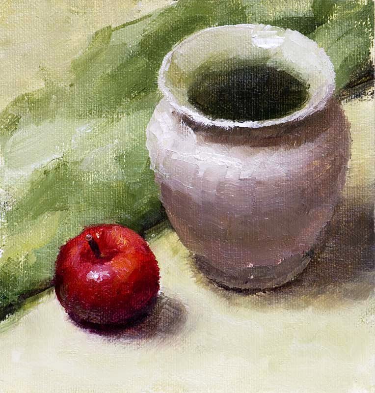A Berkeley Daily: Red Vase, Studio, Berkeley