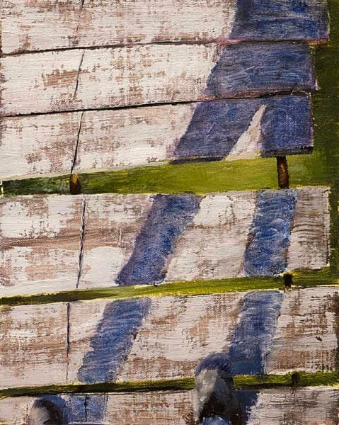 Shadowy Bridge Painting Seamus Berkeley