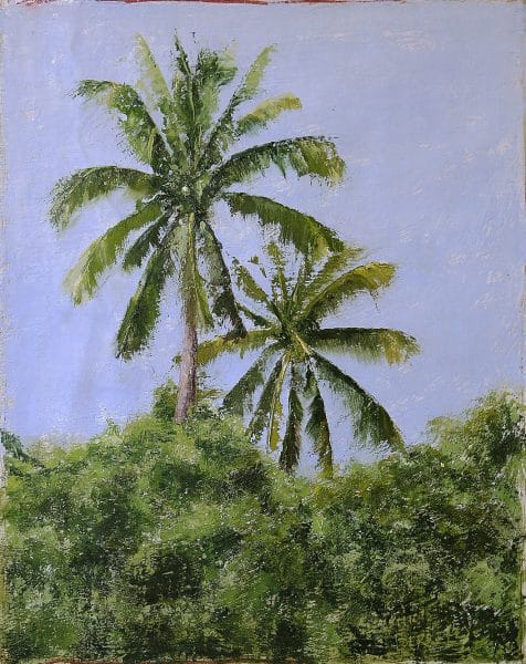 Two Palms Thailand Painting Seamus Berkeley