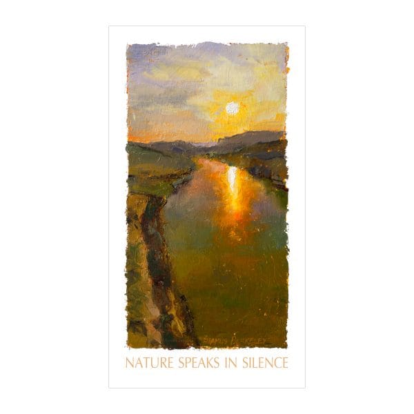 Print of "Baffling Silence" painting by Seamus Berkeley