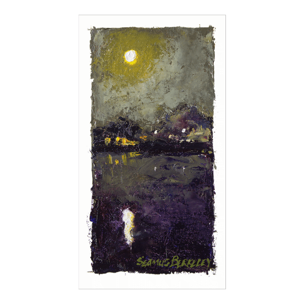 Full Moon Marina Reflection