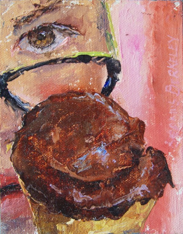 Eyeing Chocolate Sorbet
