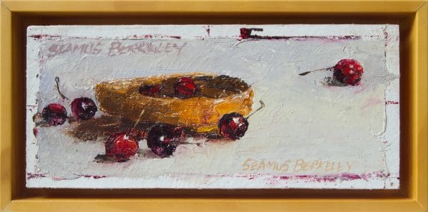 SOLD Cherries in a Basket