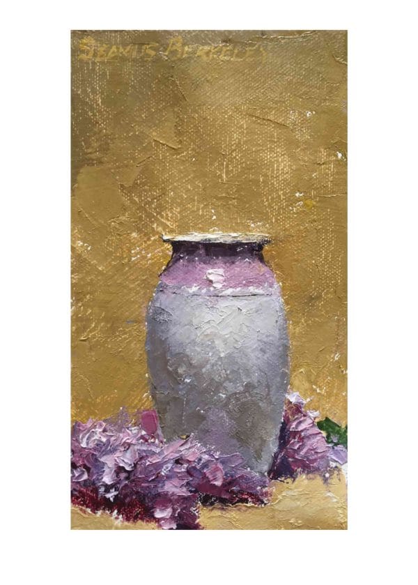 Lilacs, Lavendar Vase Notecard