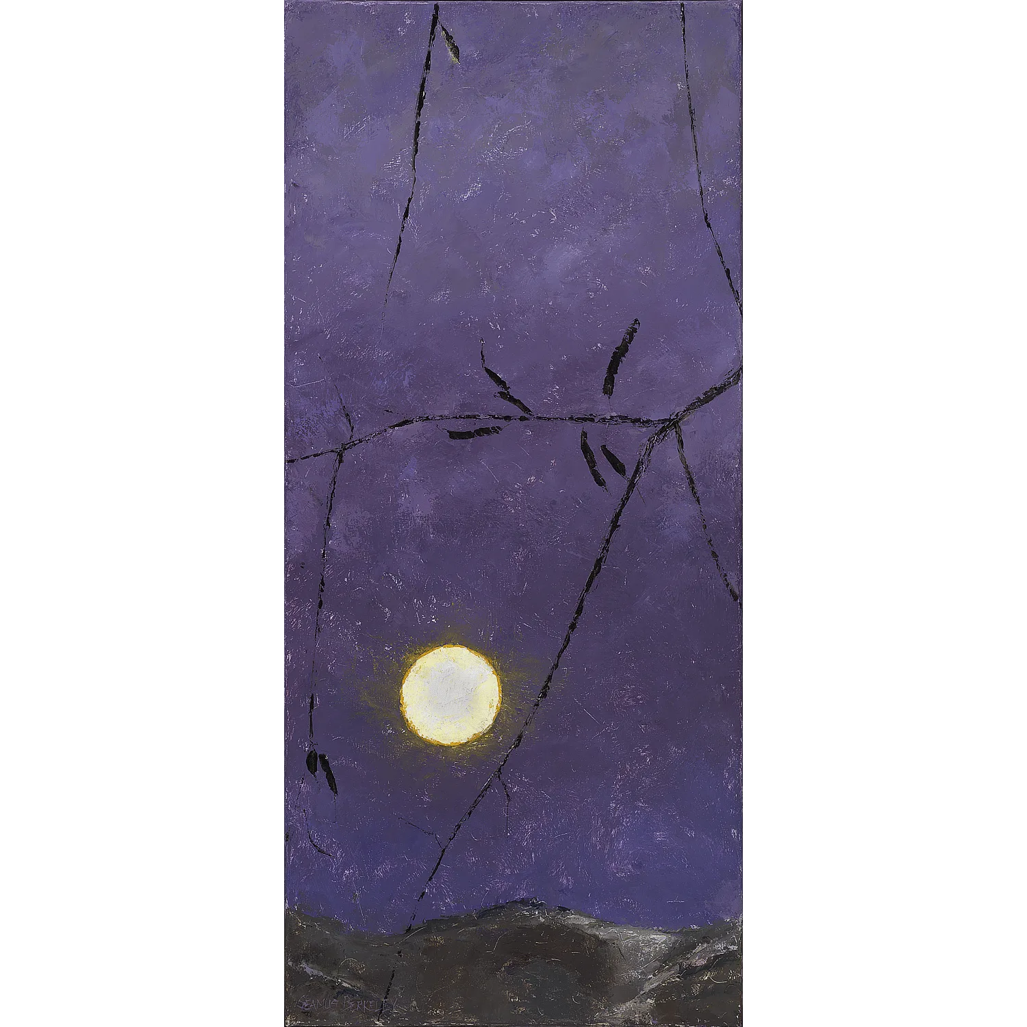 Full Moon over Mountain, Taos