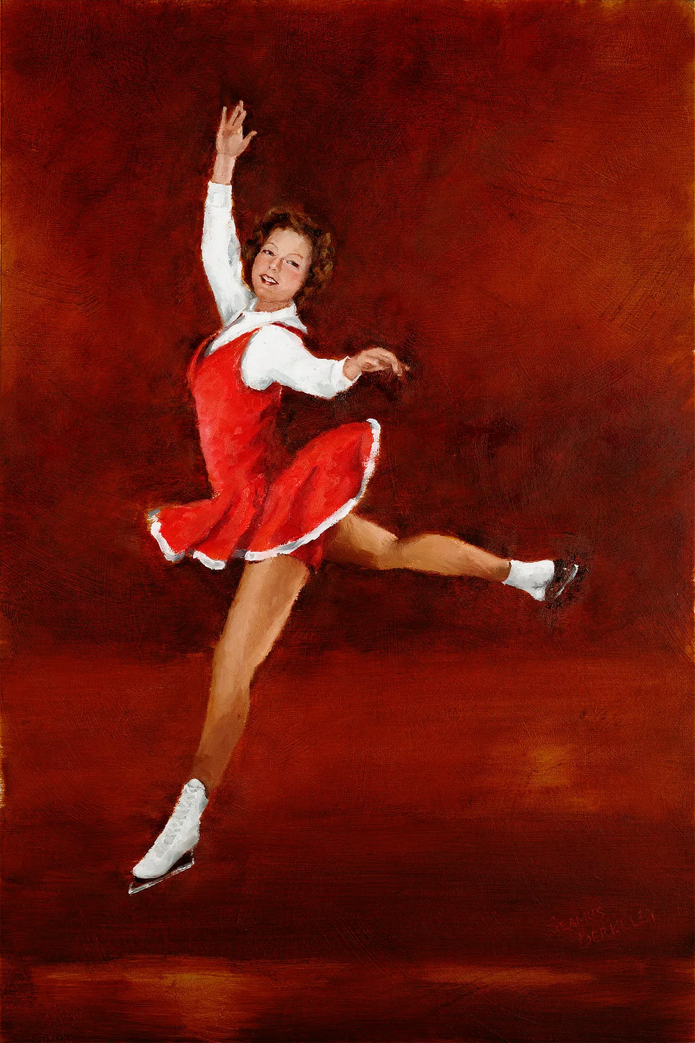 Portrait of Tenley Albright US Olympics Gold Medalist